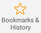 Bookmarks and history